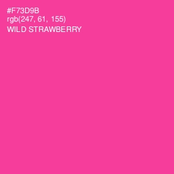 #F73D9B - Wild Strawberry Color Image